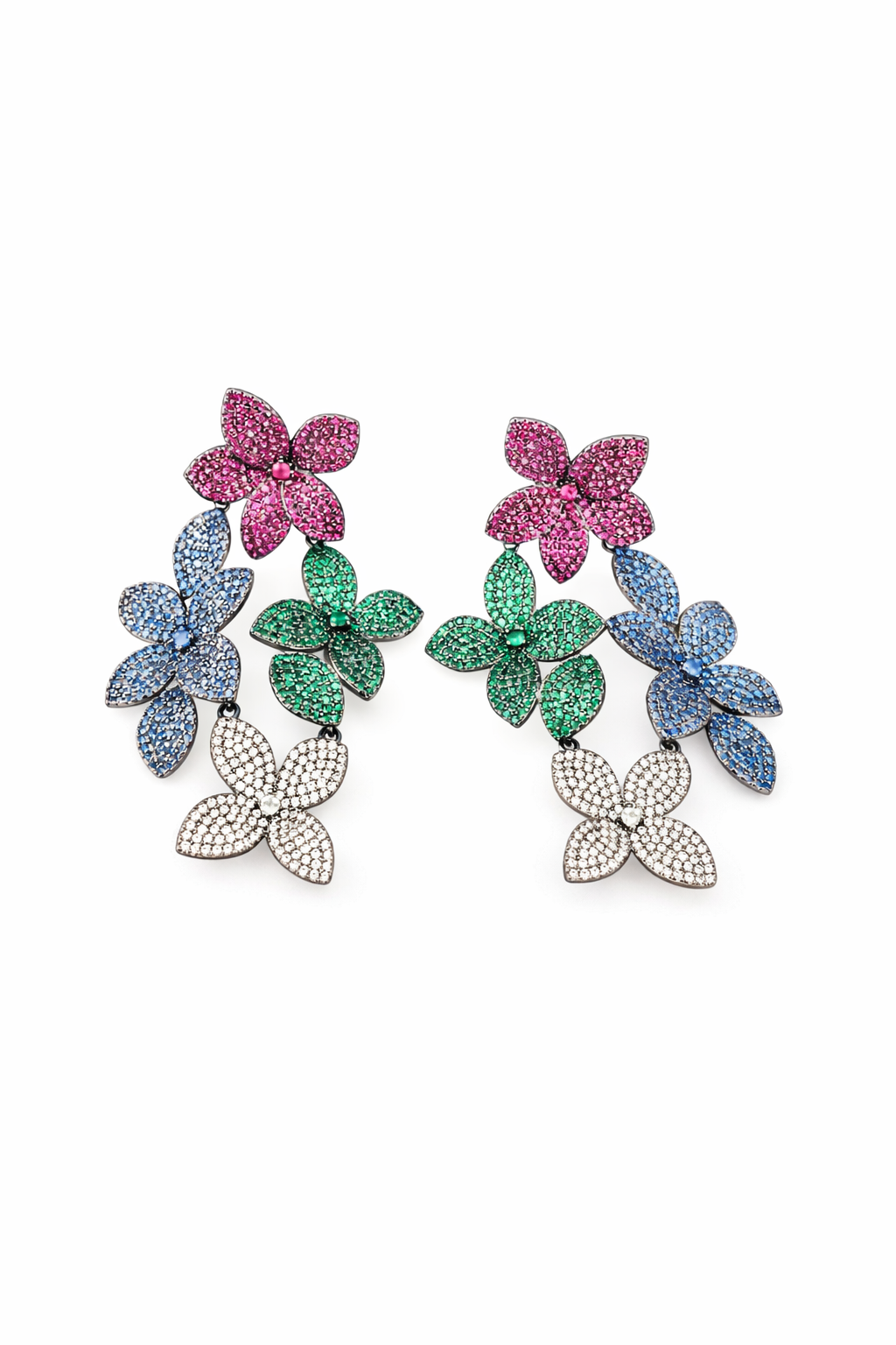 The Dalia Earring (black multicolor)
