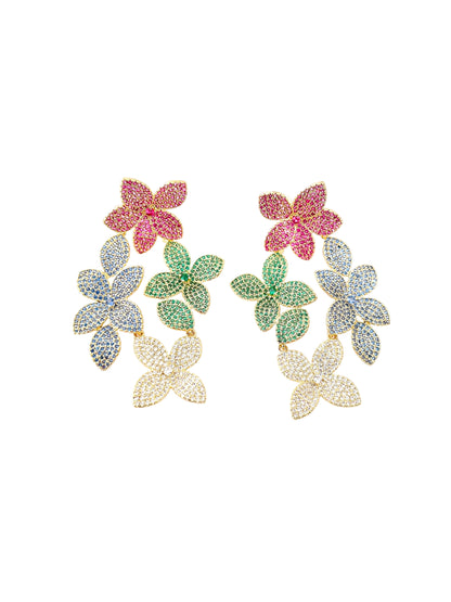 The Dalia Earring (gold multicolor)