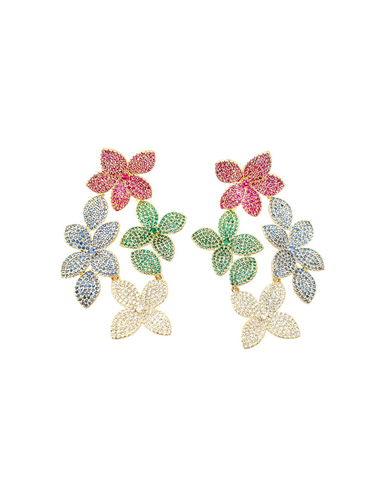 The Dalia Earring (gold multicolor)