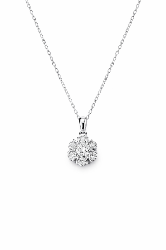 The Fiore Moissanite Necklace
